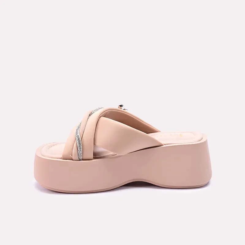 Alison Fawn Casual Platform Slides 0412714