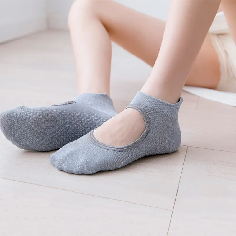 Anti Slip Yoga Socks for Women