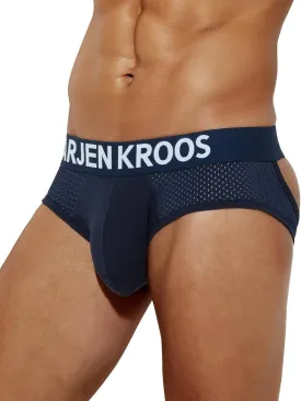 Arjen Kroos Men's Jockstrap Underwear Breathable Mesh Jock Straps Cotton Athletic Supporter