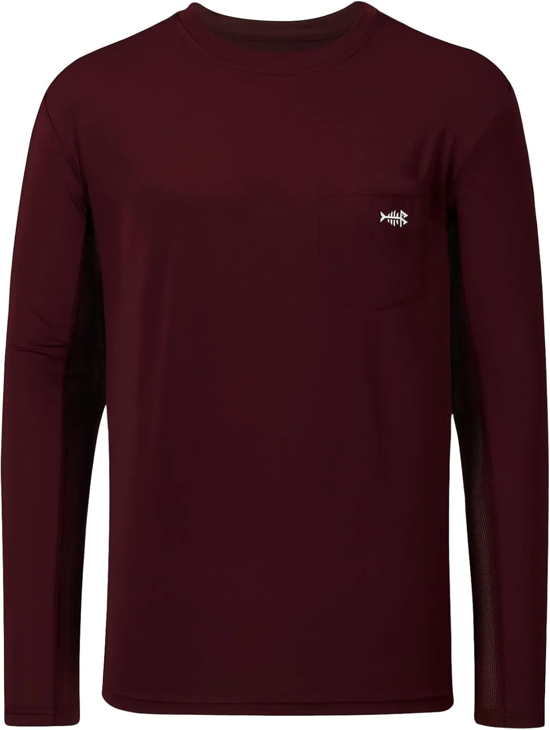 BASSDASH Men??s UPF 50  Performance Long Sleeve T-Shirt UV Sun Protection Fishing Hiking Sports Shirts