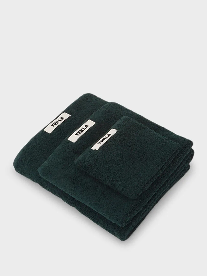 Bath Towel in Forest Green
