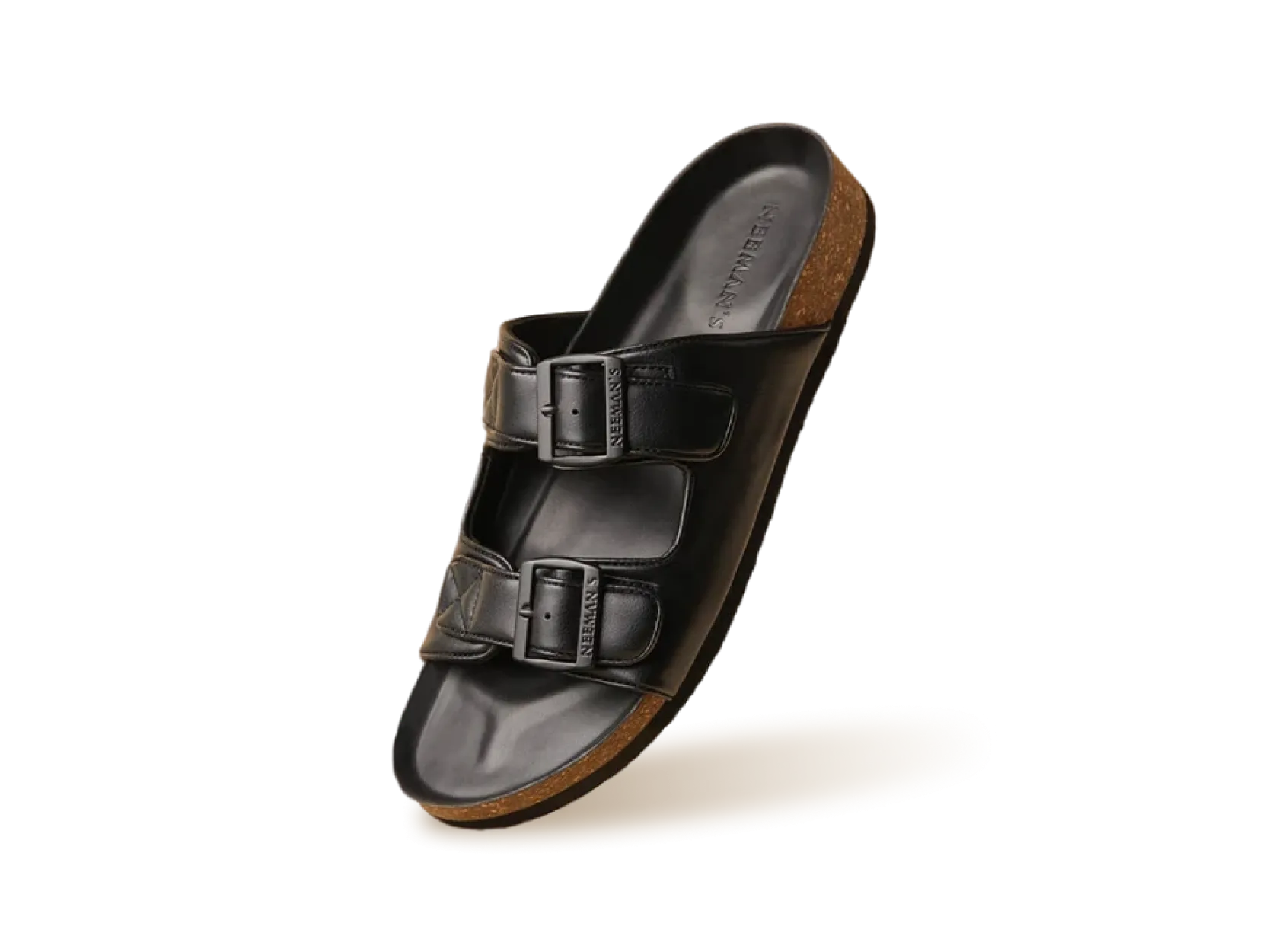 Cork Sandals : Solid Black