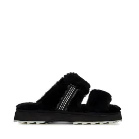 EMU Women's Wobbegong Black Sheepskin Scuff Slipper