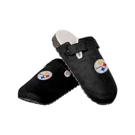 foco NFL Womens Faux Fur Buckle Clog Slippers - L (9-10)