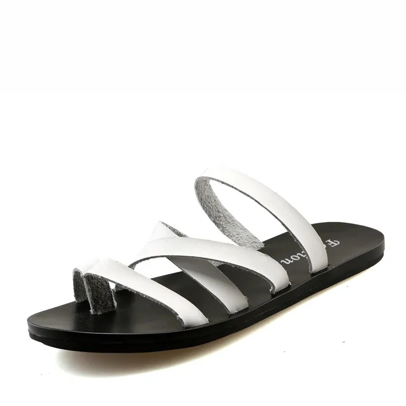 Hnzxzm Large Size 38-46 Men Casual Slides Breathable Mens Outdoor Summer Walking Sandals Quick Dry Beach Water Sandals Men Slippers