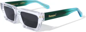 Non Polarized Acetate Sunglasses RY-A02 148mm Frame with UV Protection Impact Resistant Nylon Lens Retro Unisex