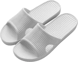 Shower Slippers for Women Men, Quick Drying Lightweight Non Slip Open-toe EVA Travel-friendly Breathable Shoes Slide Slippers for Bathroom,House Slipper,Outdoor