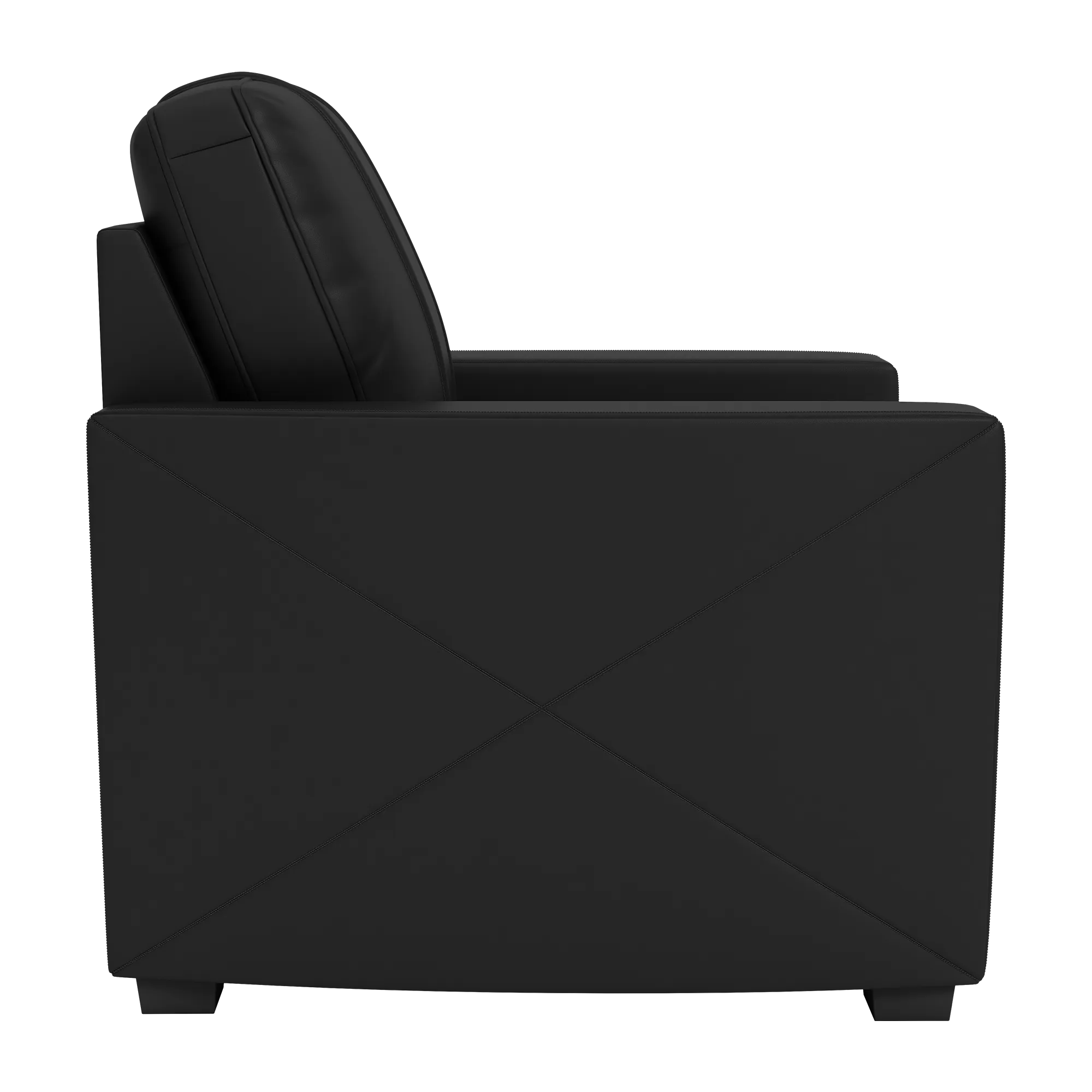 Silver Club Chair with Ballet Slippers Logo Panel