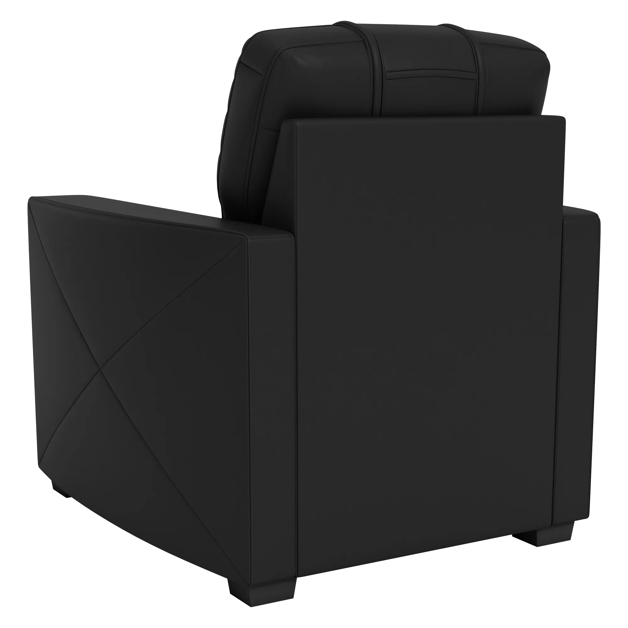 Silver Club Chair with Ballet Slippers Logo Panel