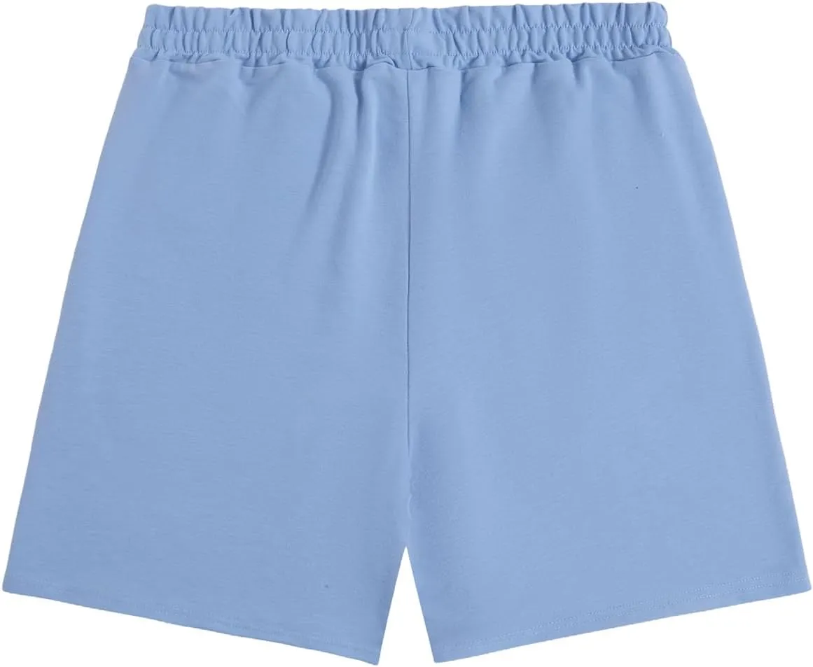 SOLY HUX Men's Graphic Shorts High Waist Elastic Casual Workout Athletic Gym Summer y2k Shorts