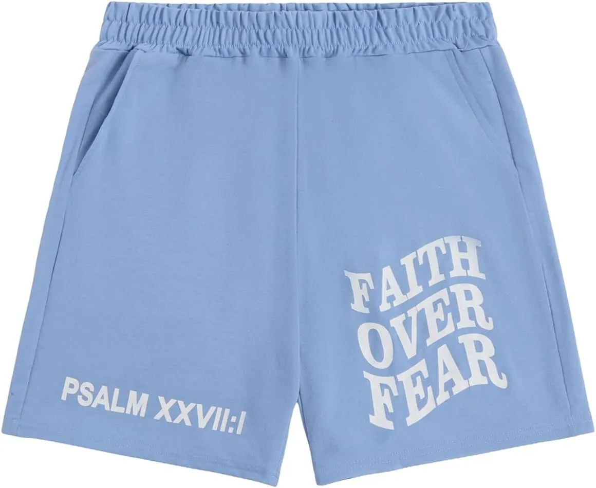 SOLY HUX Men's Graphic Shorts High Waist Elastic Casual Workout Athletic Gym Summer y2k Shorts