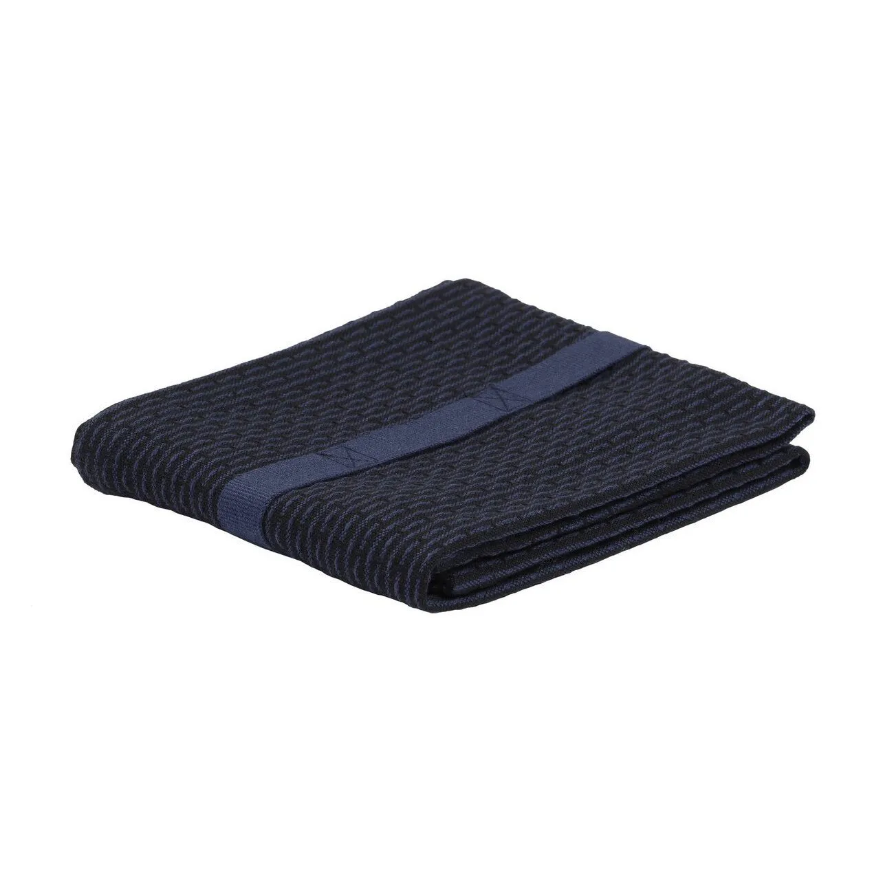The Organic Company Little Towel, Black Blue